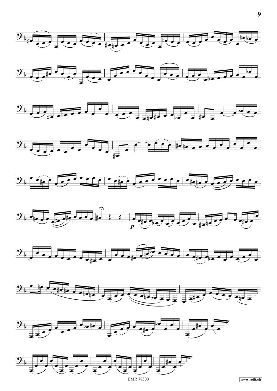 6 Suites 6 Suites Tuba scores gallery preview page 6