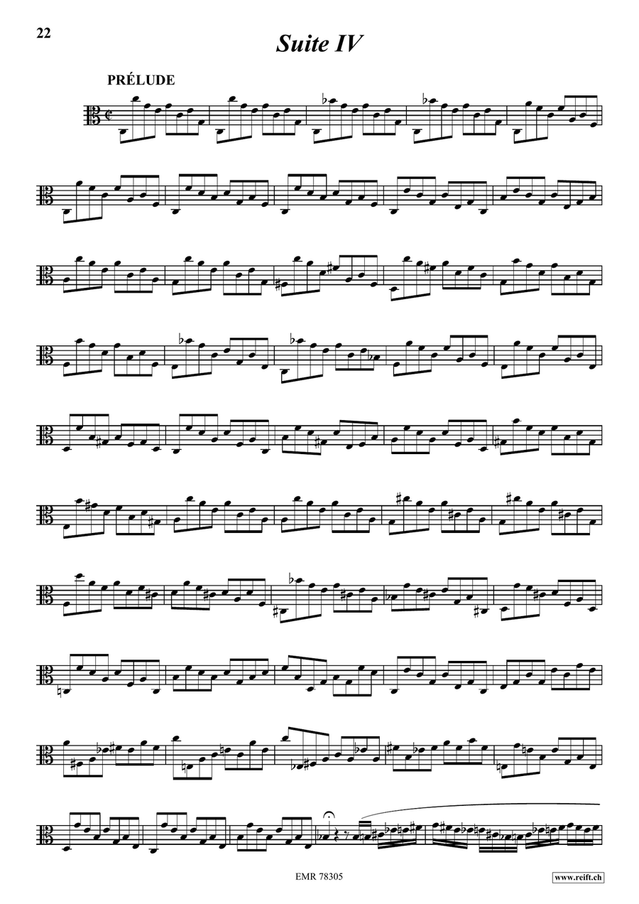 6 Suites 6 Suites Viola Solo scores gallery preview page 9