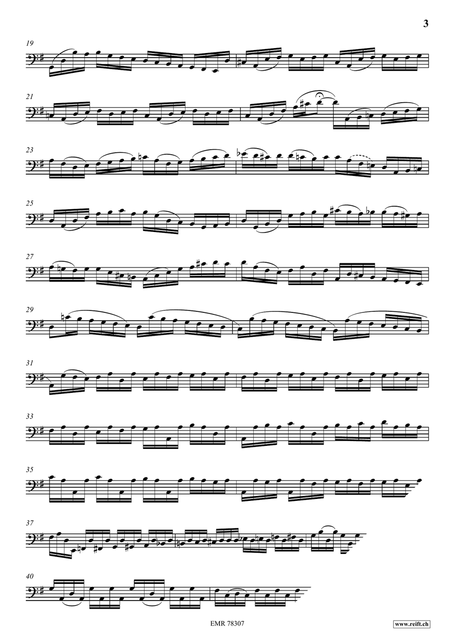 6 Suites 6 Suites Double Bass scores gallery preview page 4