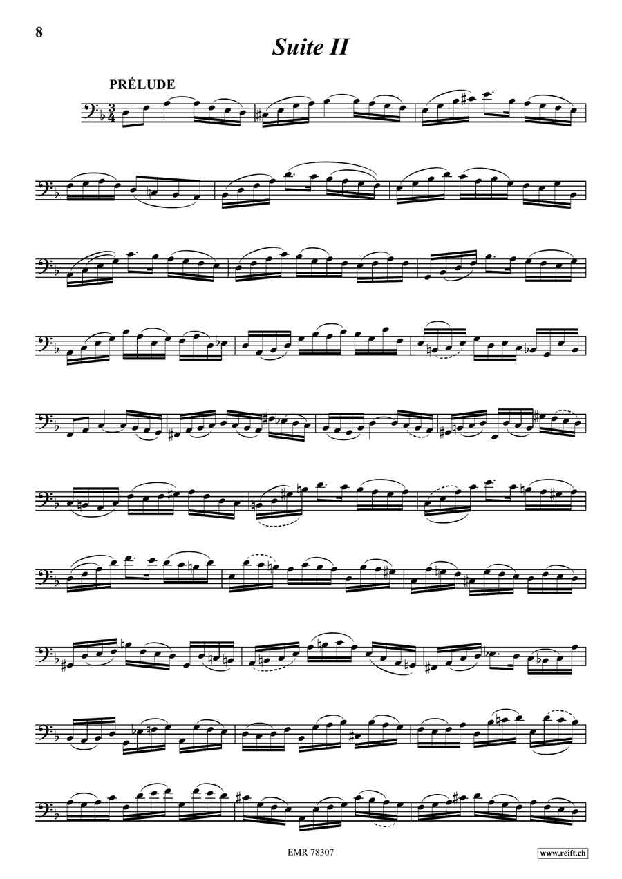 6 Suites 6 Suites Double Bass scores gallery preview page 5