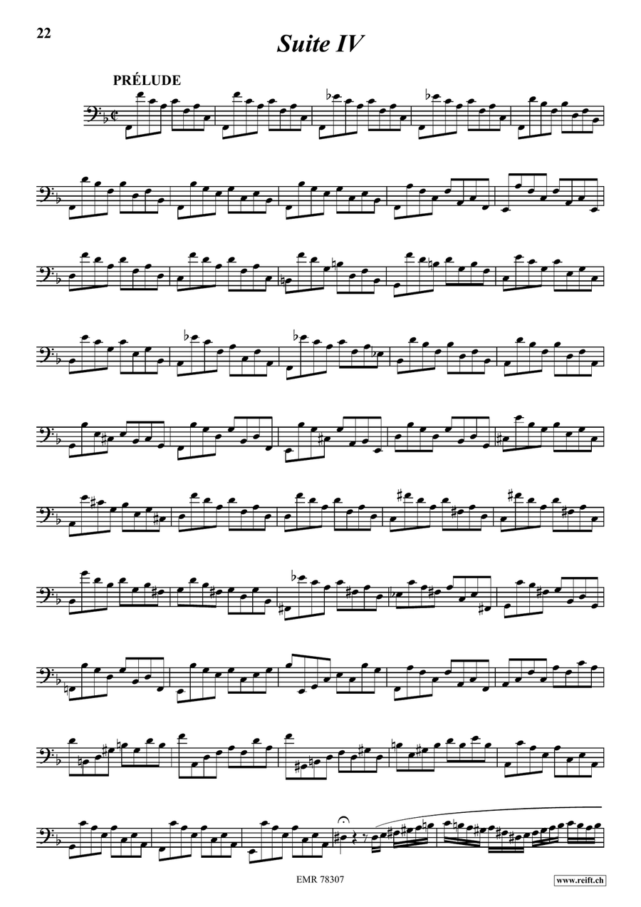 6 Suites 6 Suites Double Bass scores gallery preview page 9