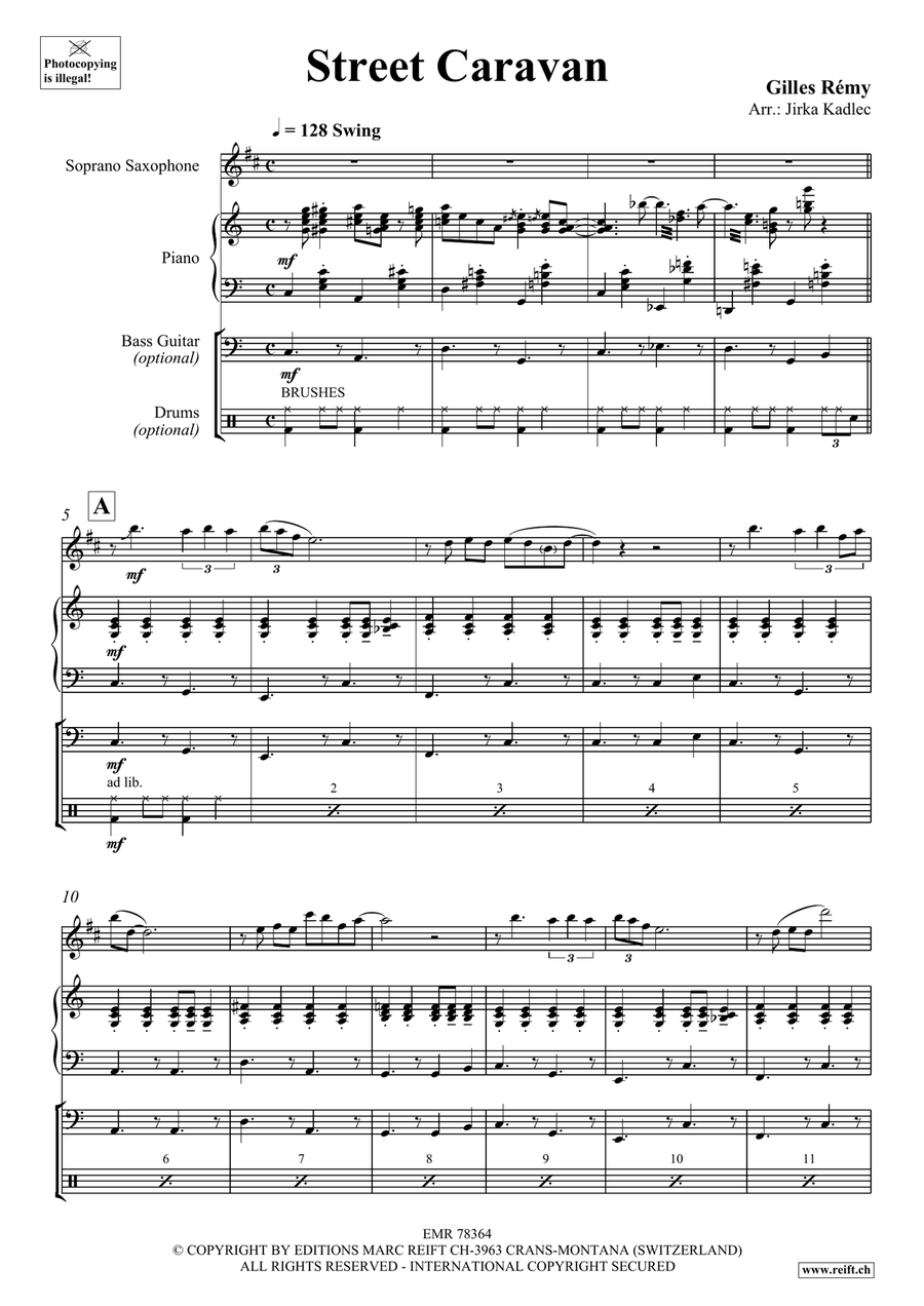 Street Caravan Street Caravan Soprano Saxophone scores gallery preview page 4