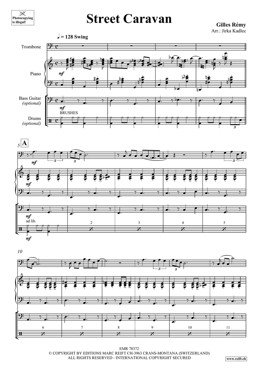 Street Caravan Street Caravan Trombone scores gallery preview page 4