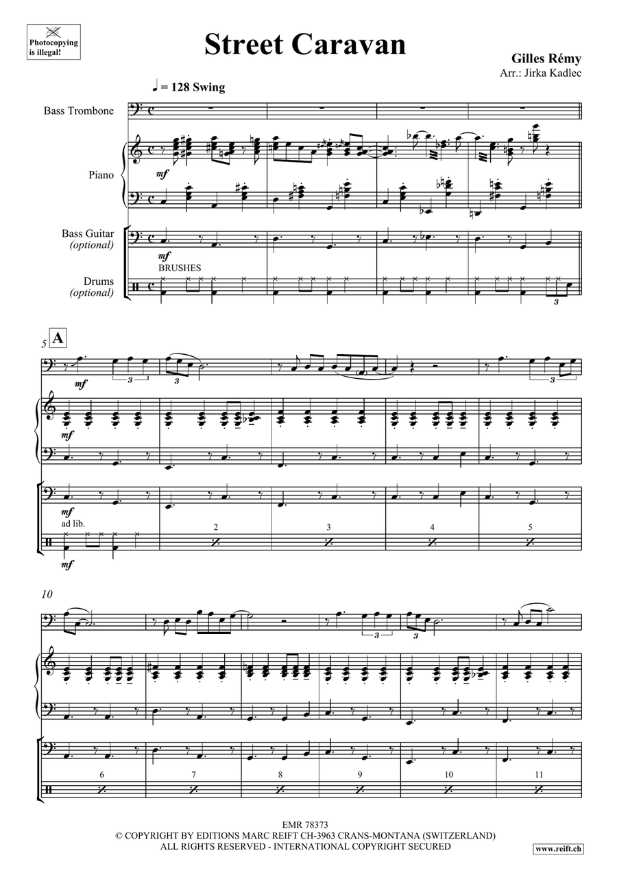Street Caravan Street Caravan Trombone scores gallery preview page 4