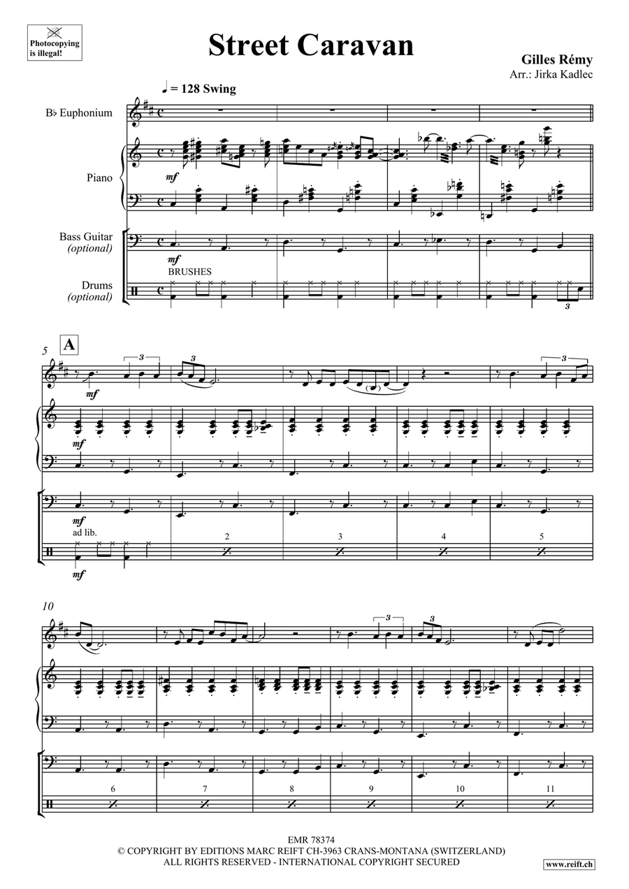 Street Caravan Street Caravan Euphonium scores gallery preview page 4