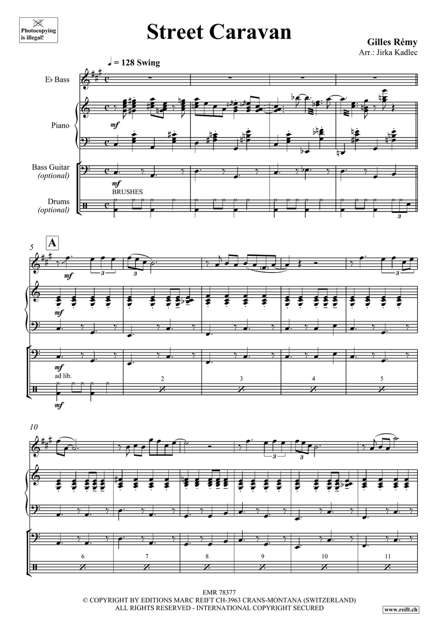 Street Caravan Street Caravan Bass Guitar scores gallery preview page 4