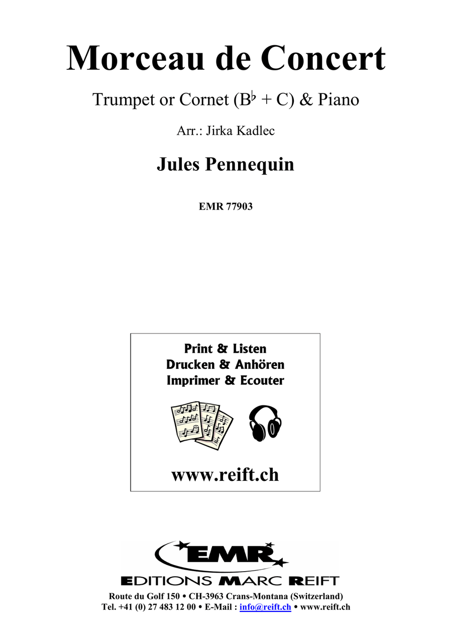 Morceau de Concert Morceau de Concert Cornet scores gallery preview page 2