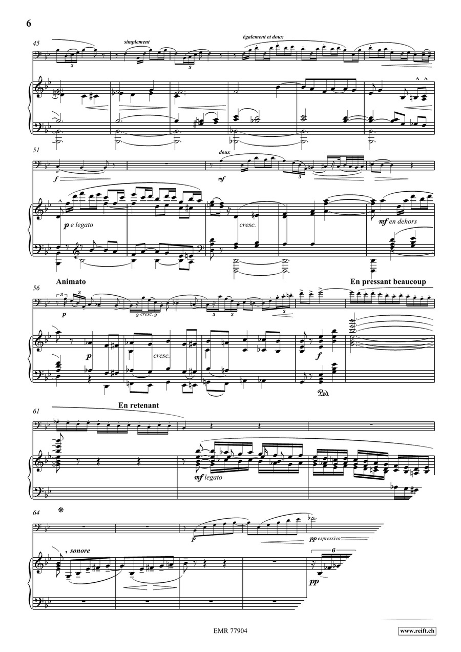 Morceau de Concert Morceau de Concert Piano Accompaniment scores gallery preview page 7