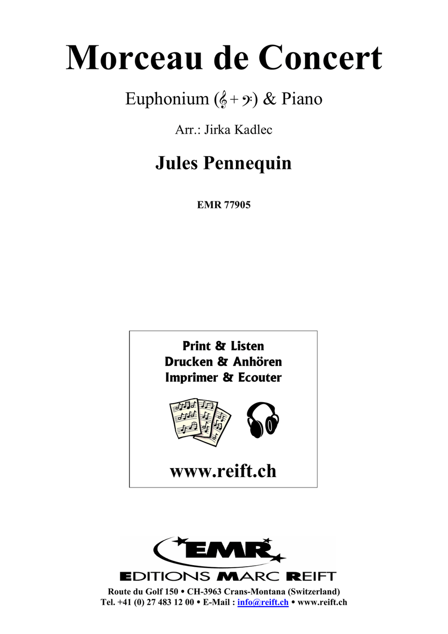 Morceau de Concert Morceau de Concert Euphonium scores gallery preview page 2