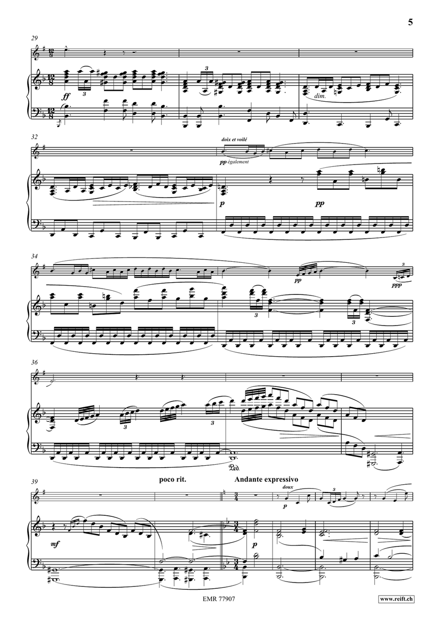 Morceau de Concert Morceau de Concert Voice Solo scores gallery preview page 6
