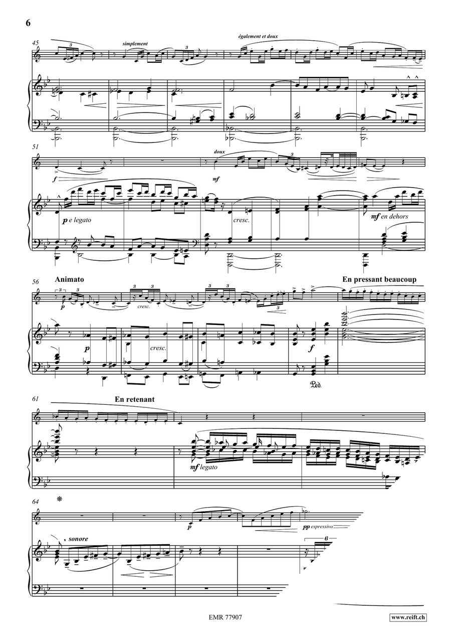 Morceau de Concert Morceau de Concert Voice Solo scores gallery preview page 7