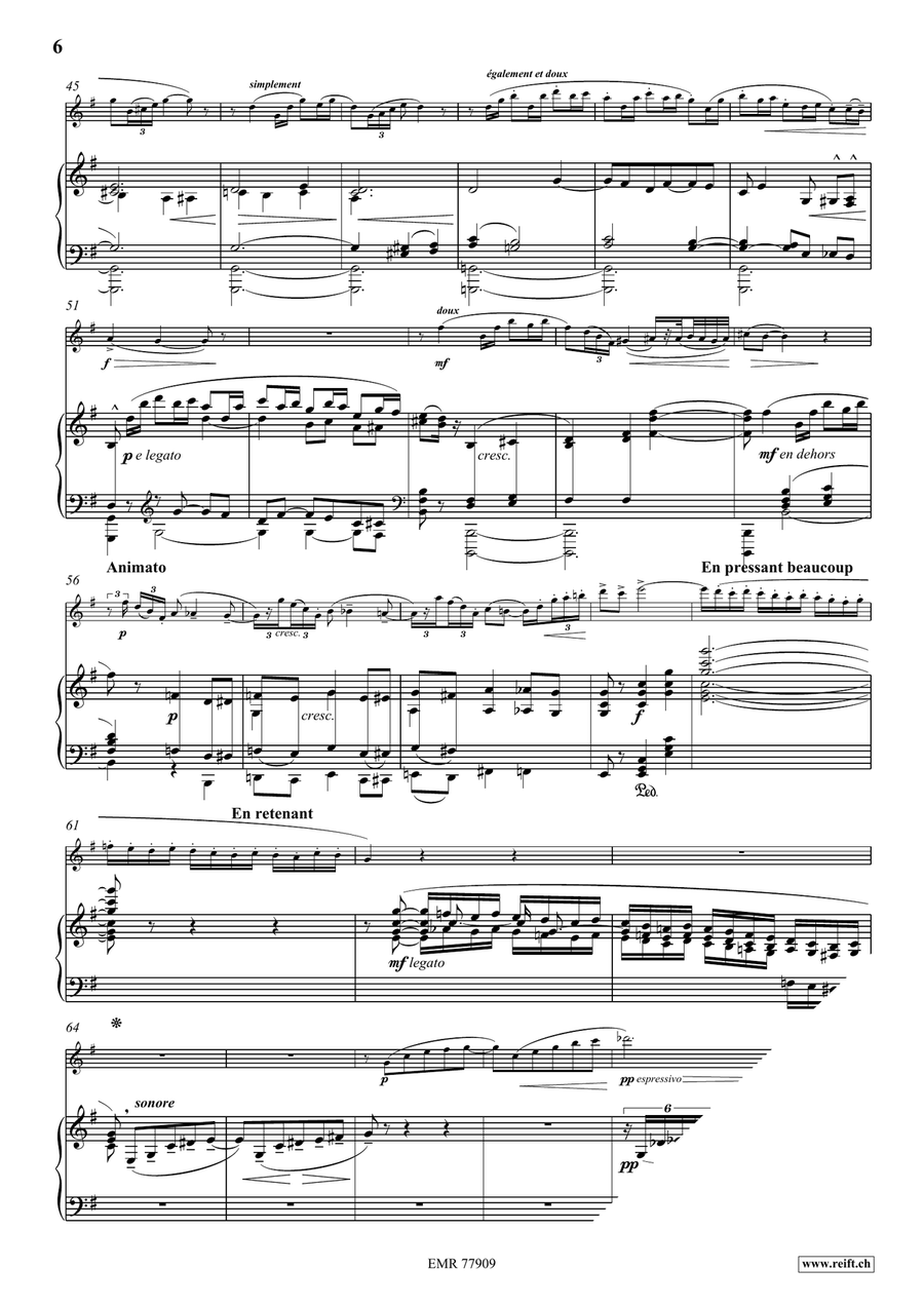 Morceau de Concert Morceau de Concert Flute Solo scores gallery preview page 7