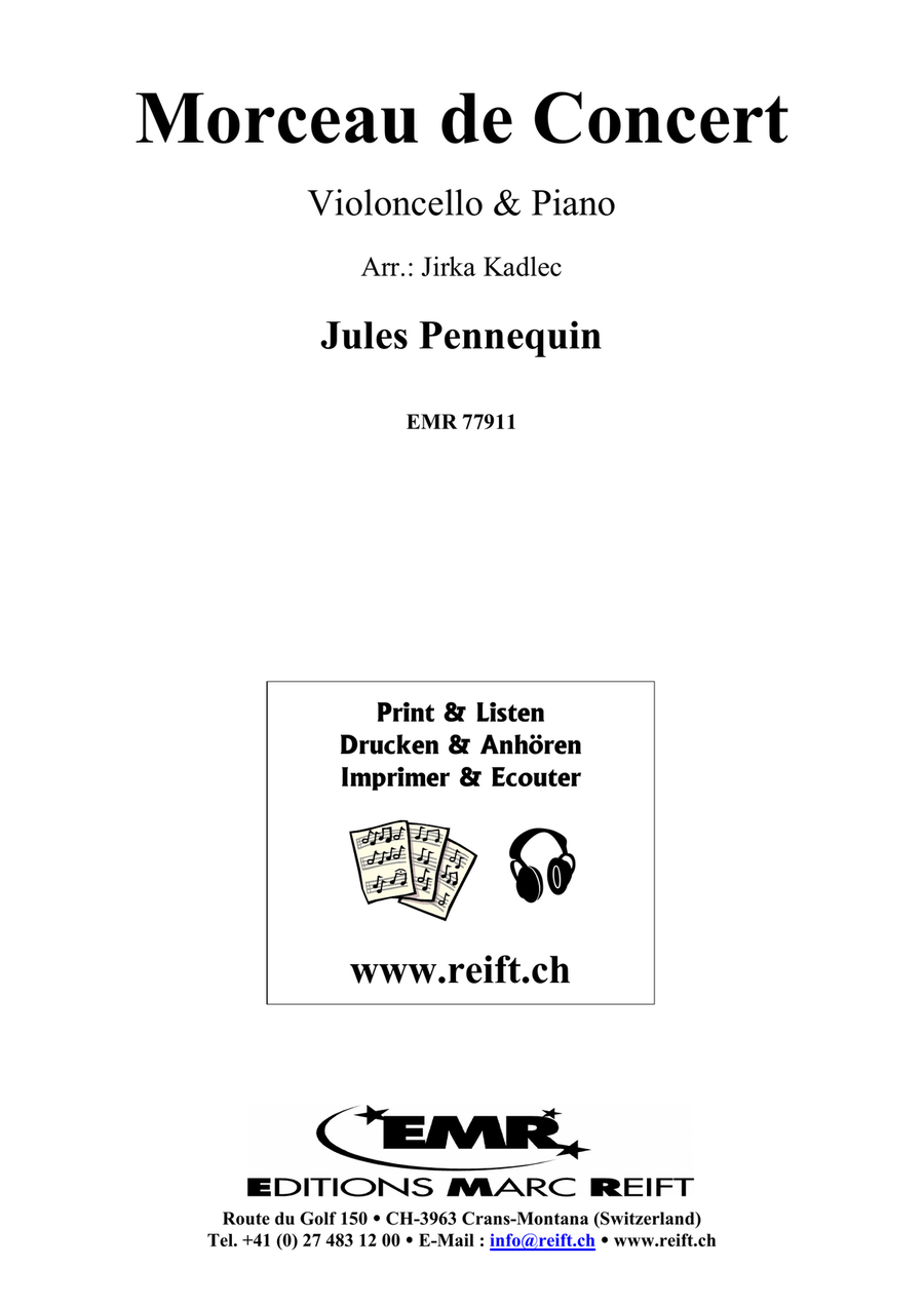 Morceau de Concert Morceau de Concert Piano Accompaniment scores gallery preview page 2