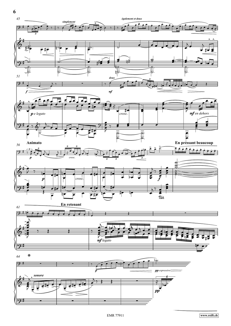 Morceau de Concert Morceau de Concert Piano Accompaniment scores gallery preview page 7