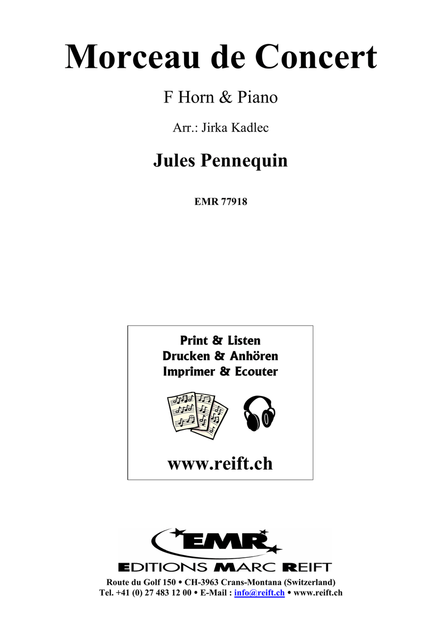 Morceau de Concert Morceau de Concert Horn scores gallery preview page 2