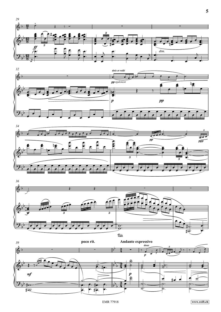 Morceau de Concert Morceau de Concert Horn scores gallery preview page 6