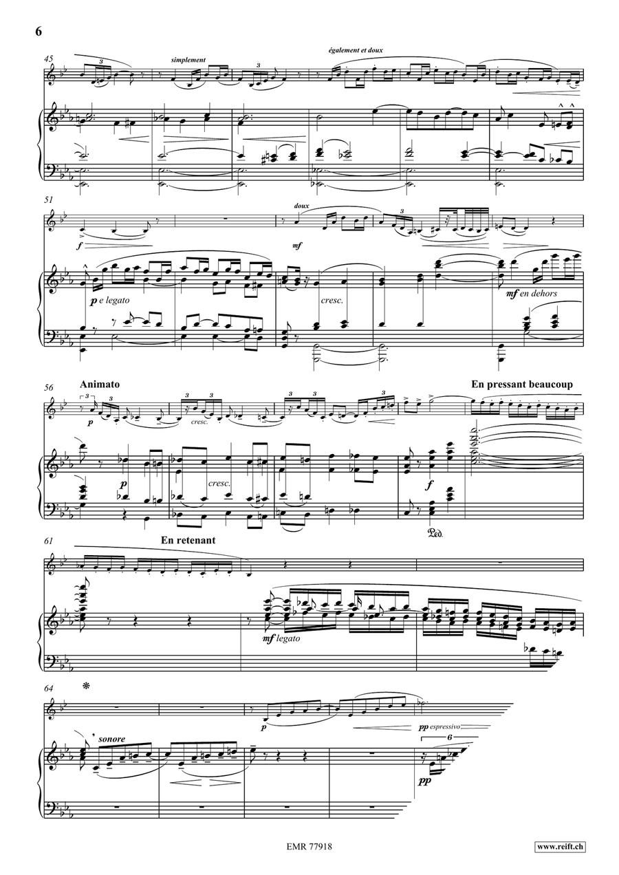 Morceau de Concert Morceau de Concert Horn scores gallery preview page 7