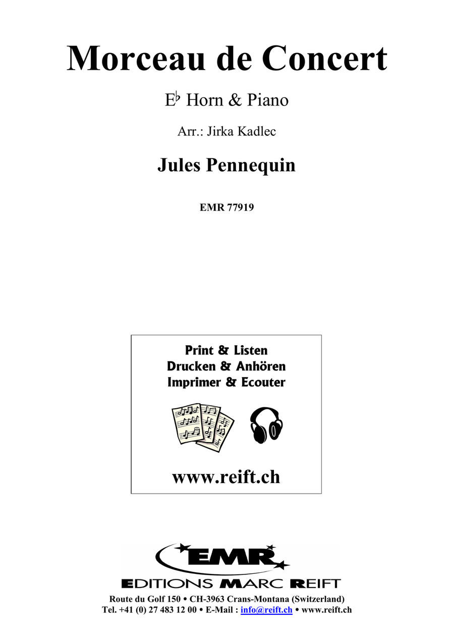 Morceau de Concert Morceau de Concert Horn scores gallery preview page 2