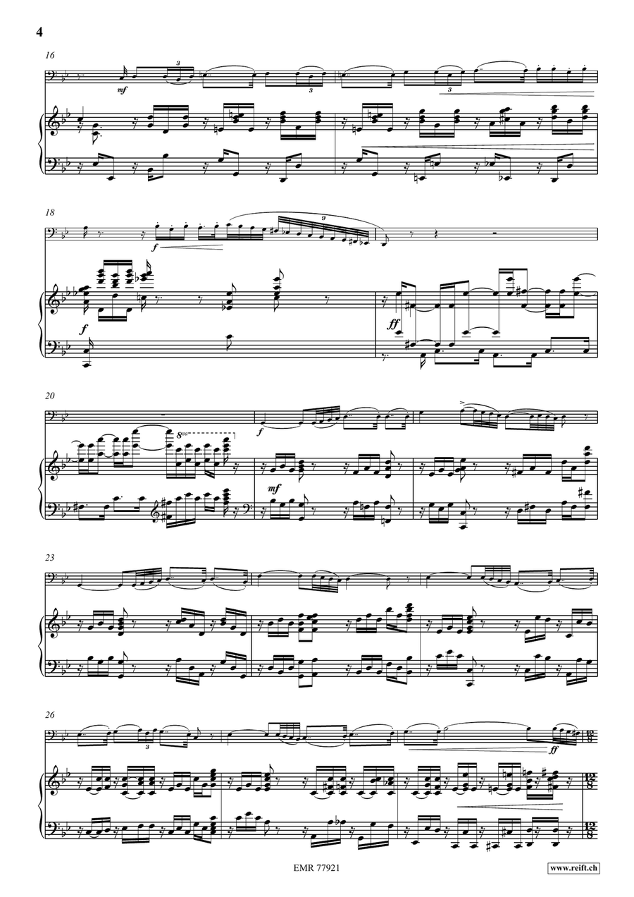 Morceau de Concert Morceau de Concert Bass Trombone scores gallery preview page 5