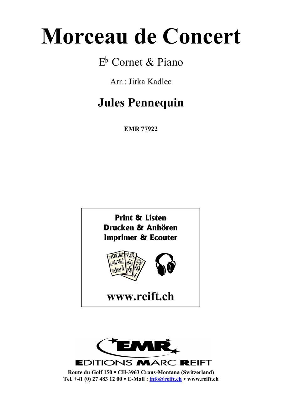 Morceau de Concert Morceau de Concert Cornet scores gallery preview page 2
