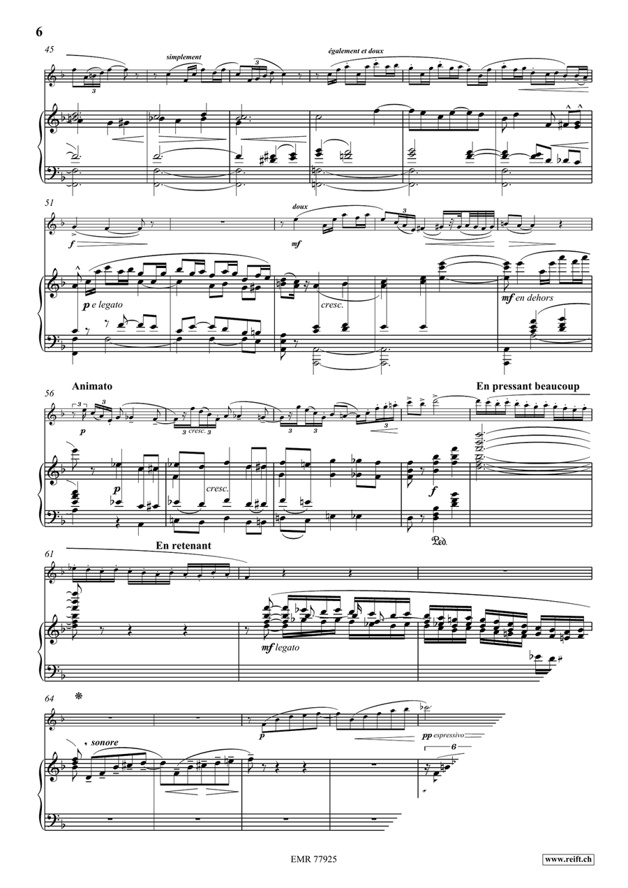 Morceau de Concert Morceau de Concert Violin Solo scores gallery preview page 7