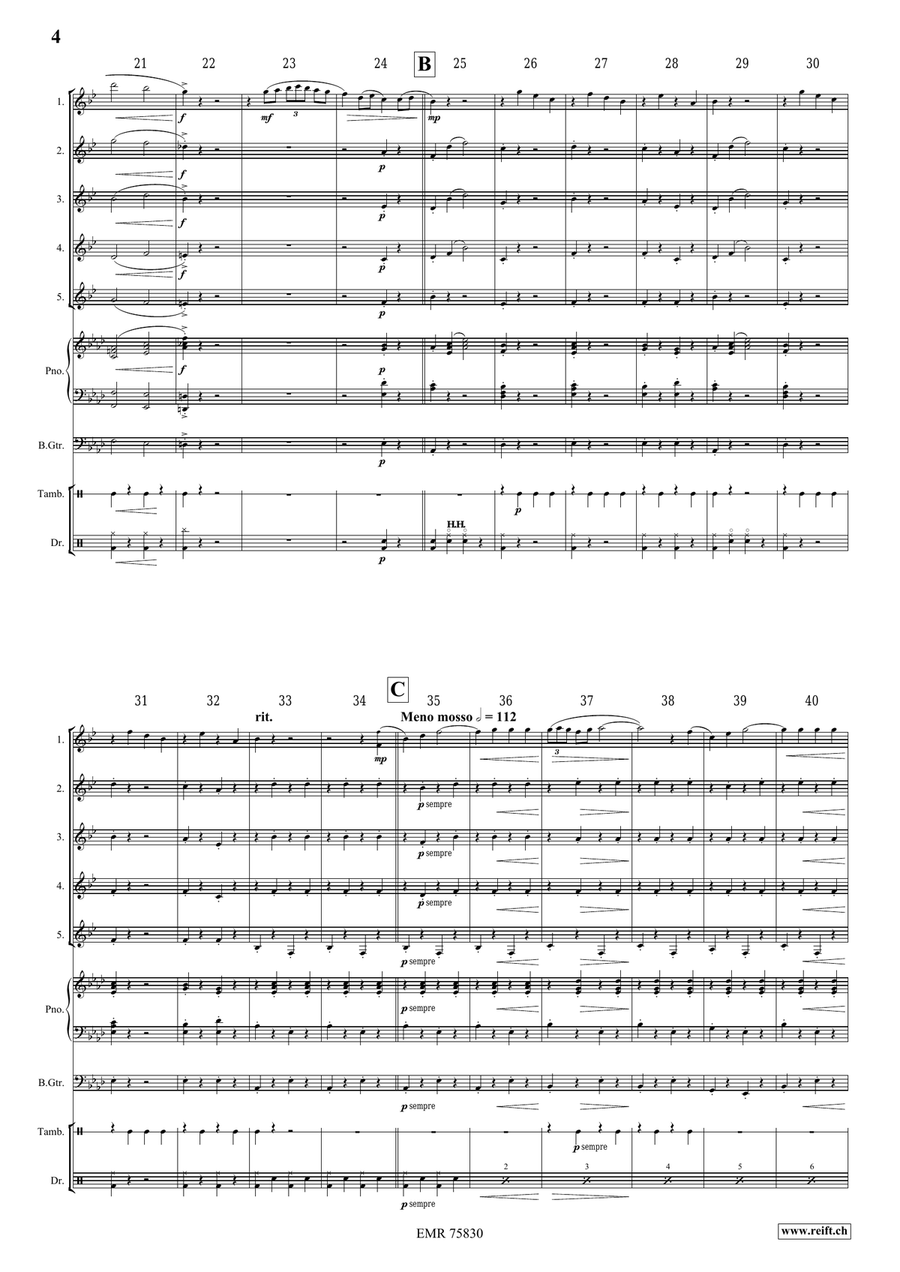Gerona Gerona Clarinet Quintet scores gallery preview page 4