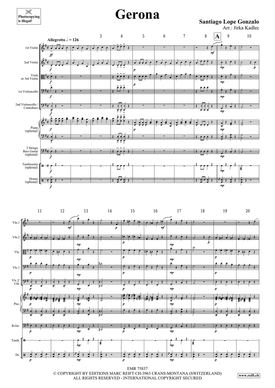 Gerona Gerona String Orchestra scores gallery preview page 3