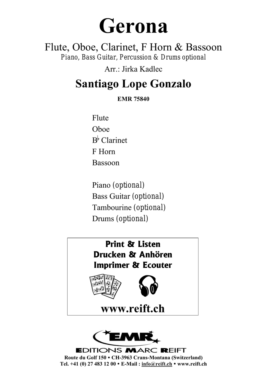 Gerona Gerona Woodwind Quintet scores gallery preview page 2