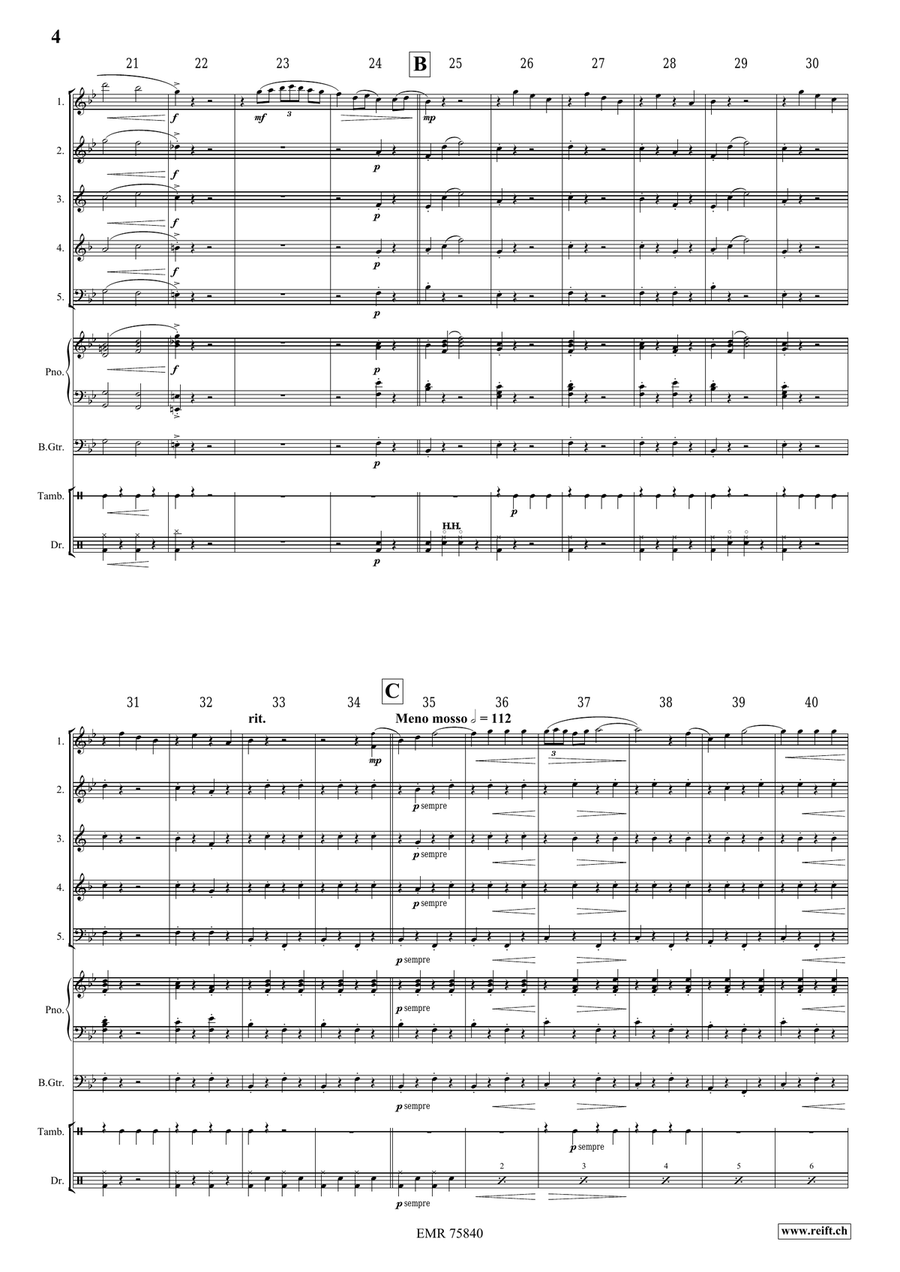 Gerona Gerona Woodwind Quintet scores gallery preview page 4