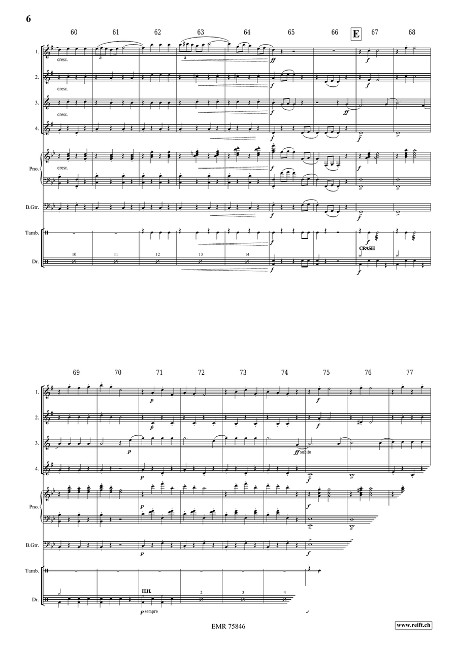 Gerona Gerona Saxophone Quartet scores gallery preview page 6