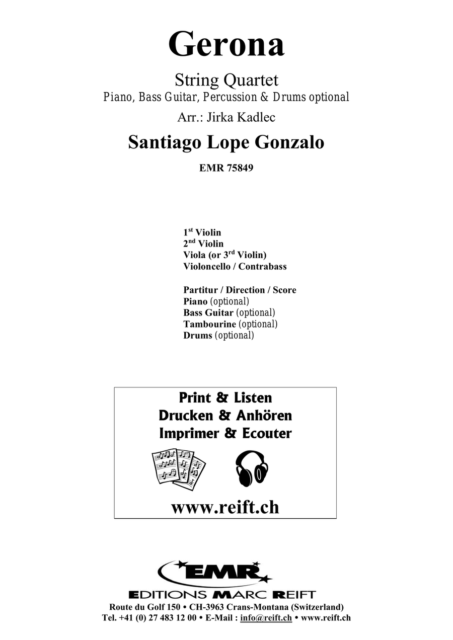 Gerona Gerona String Quartet scores gallery preview page 2