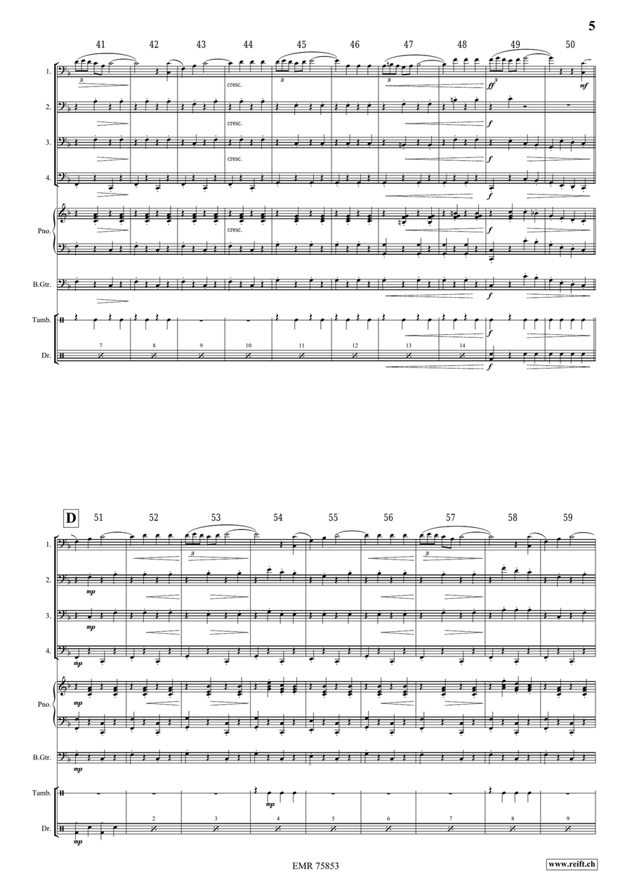 Gerona Gerona Bassoon Quartet scores gallery preview page 5