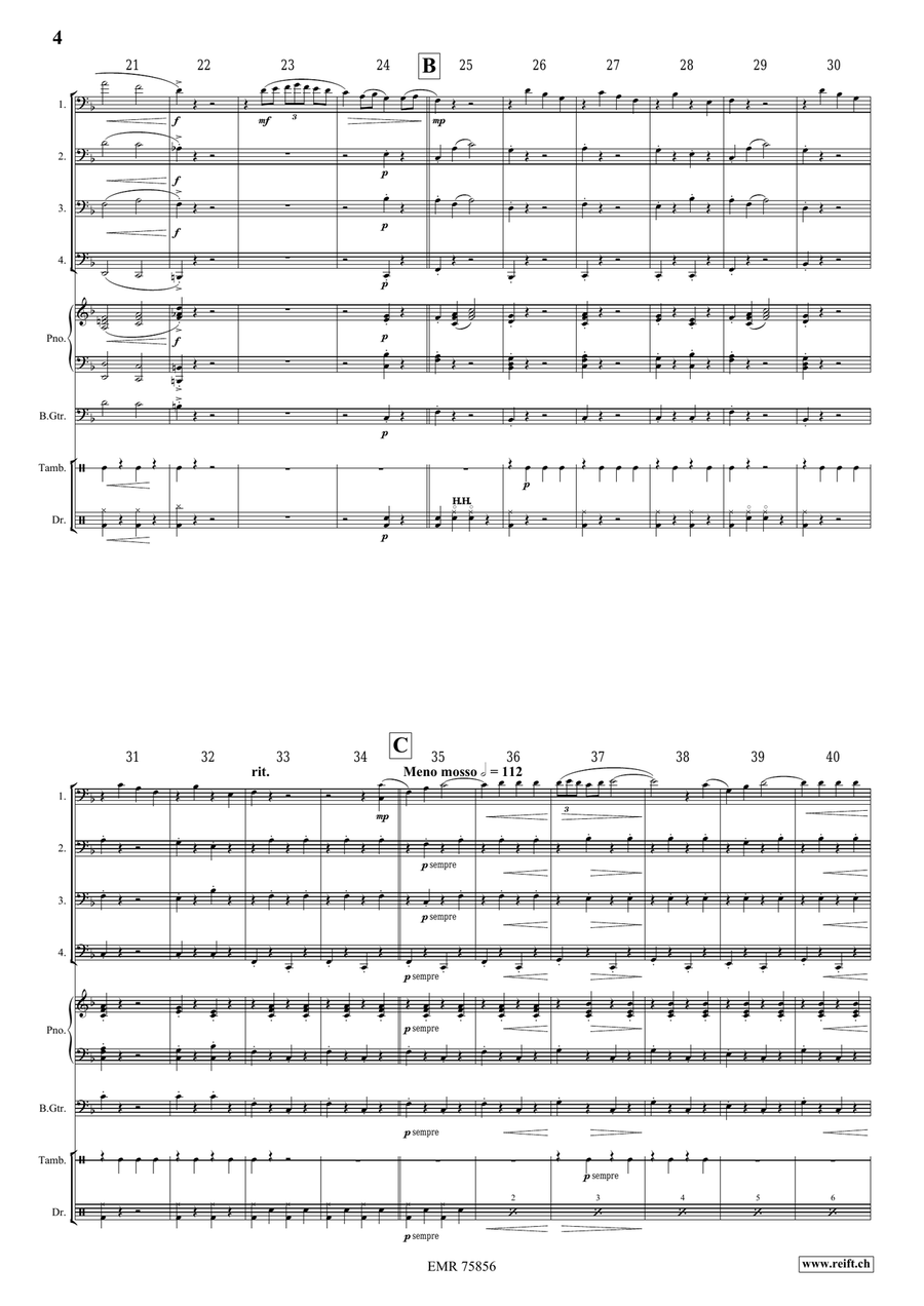 Gerona Gerona Tuba Quartet scores gallery preview page 4