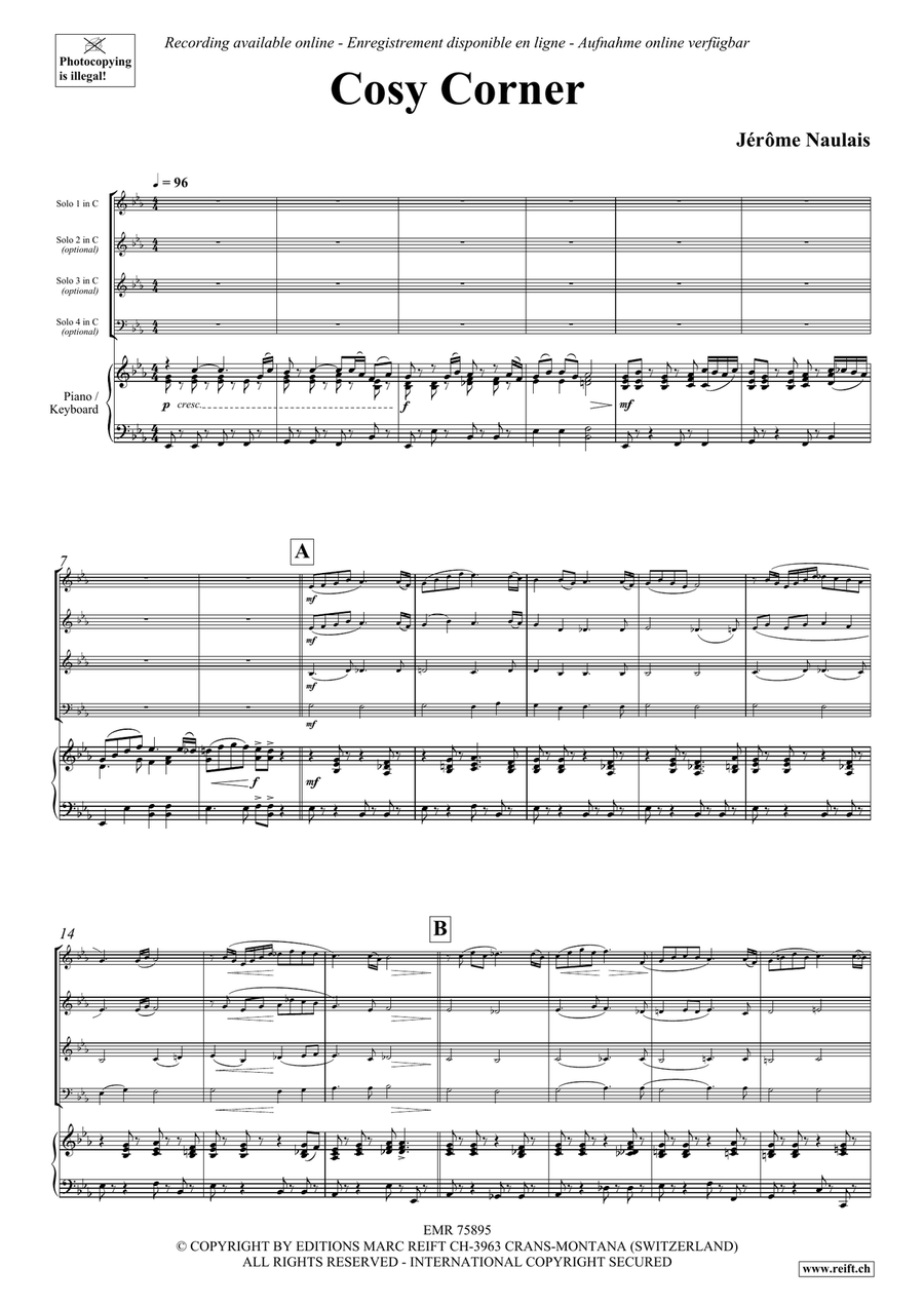 Cosy Corner Cosy Corner Piano Accompaniment scores gallery preview page 4
