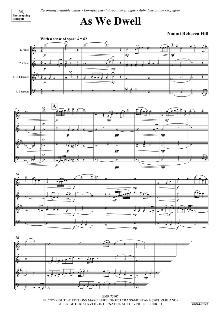As We Dwell As We Dwell Bassoon scores gallery preview page 4