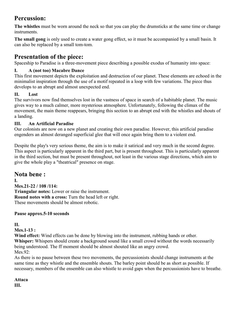 Spaceship To Paradise Spaceship To Paradise Brass Band scores gallery preview page 6