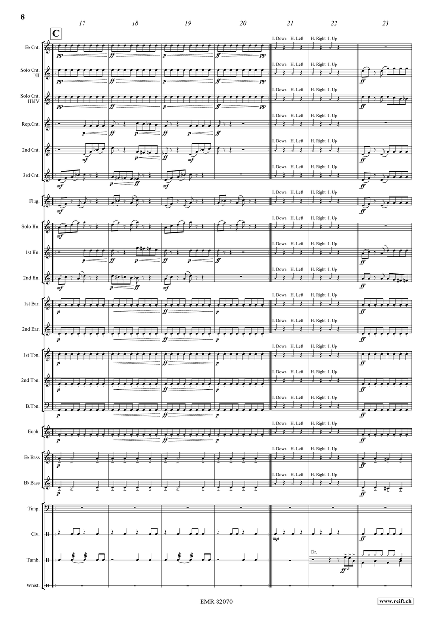 Spaceship To Paradise Spaceship To Paradise Brass Band scores gallery preview page 9