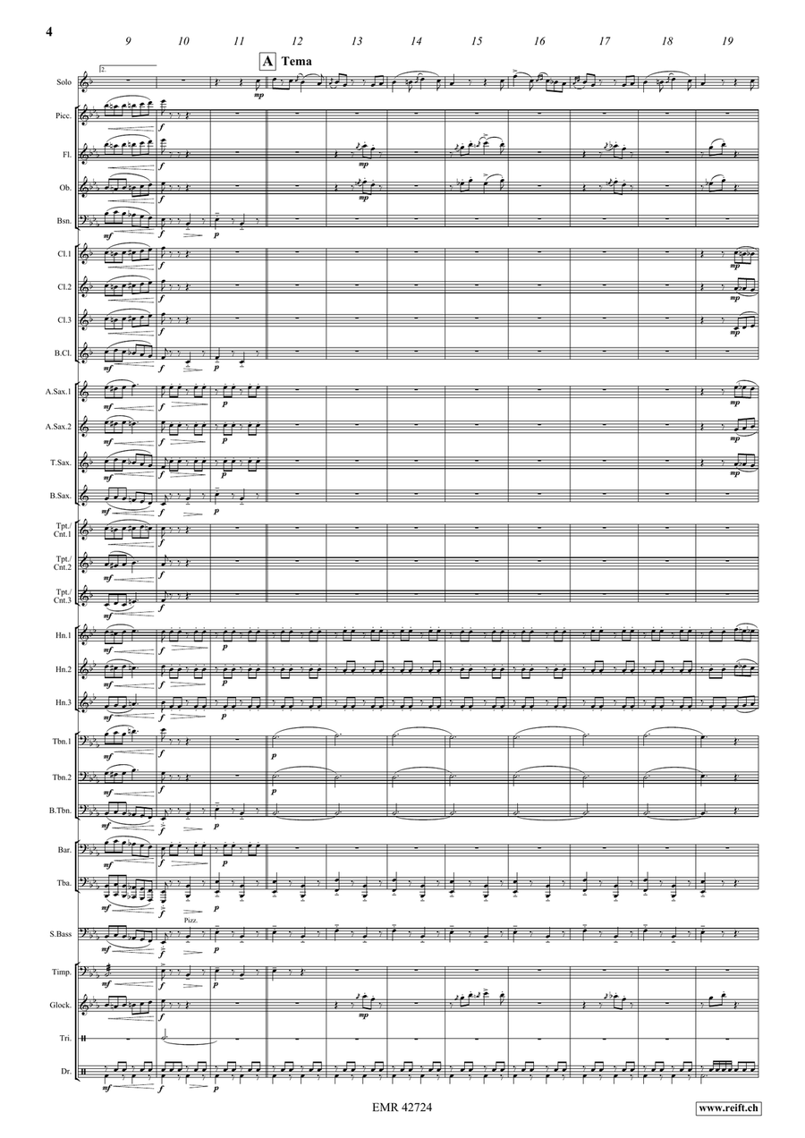 The Carnival Of Venice The Carnival Of Venice Concert Band scores gallery preview page 4
