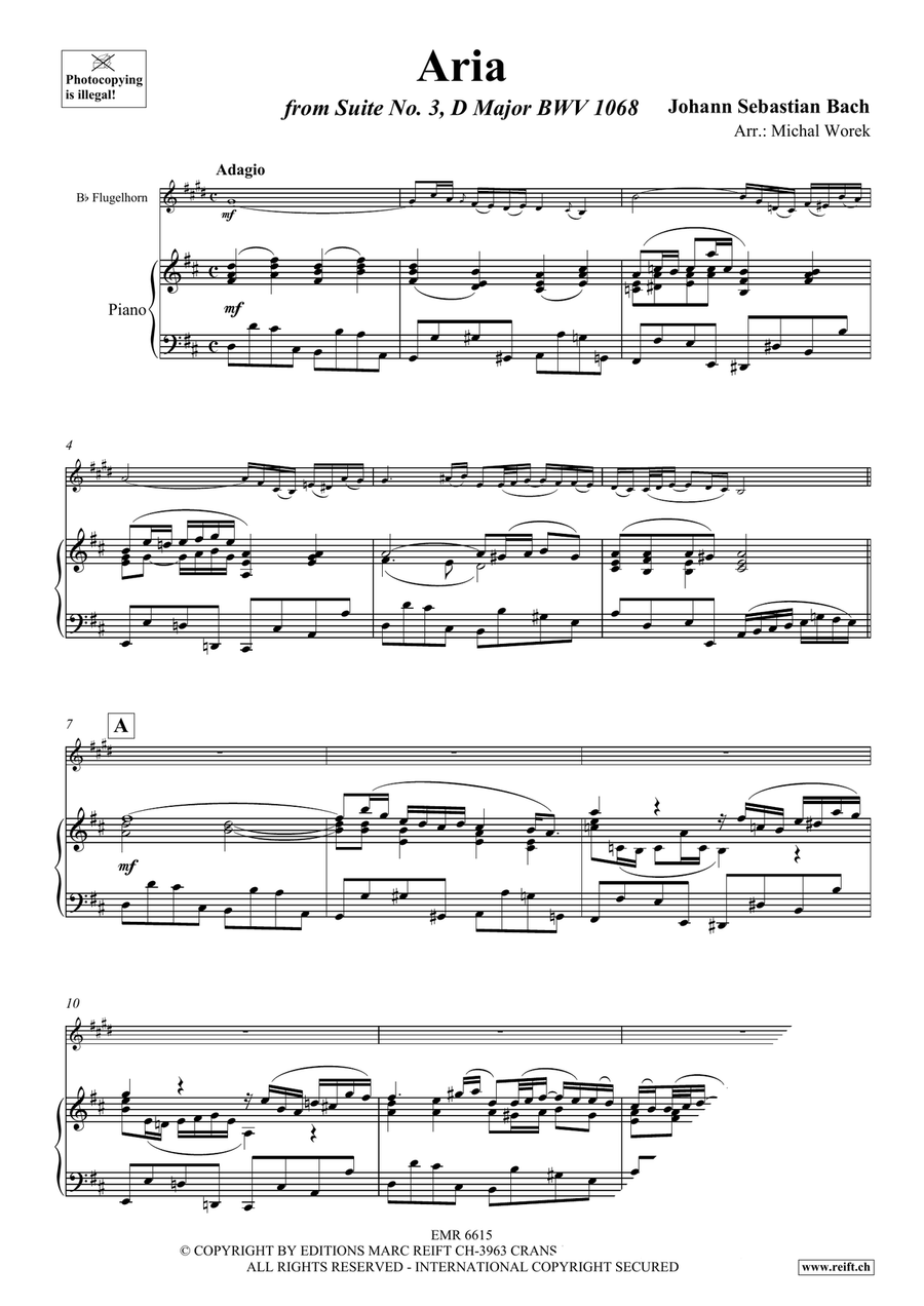Aria Aria Flugelhorn scores gallery preview page 3