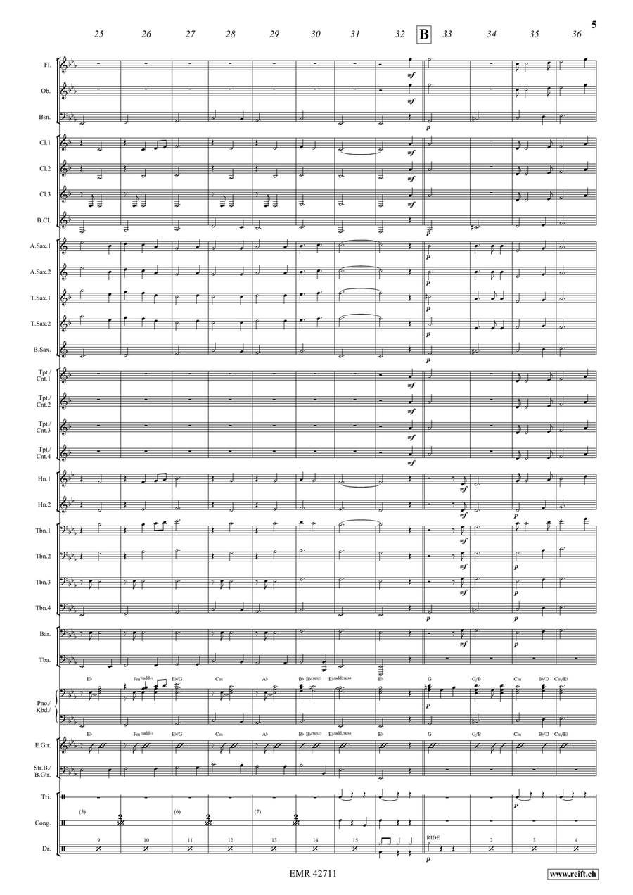 It Came Upon A Midnight Clear Concert Band scores gallery preview page 6