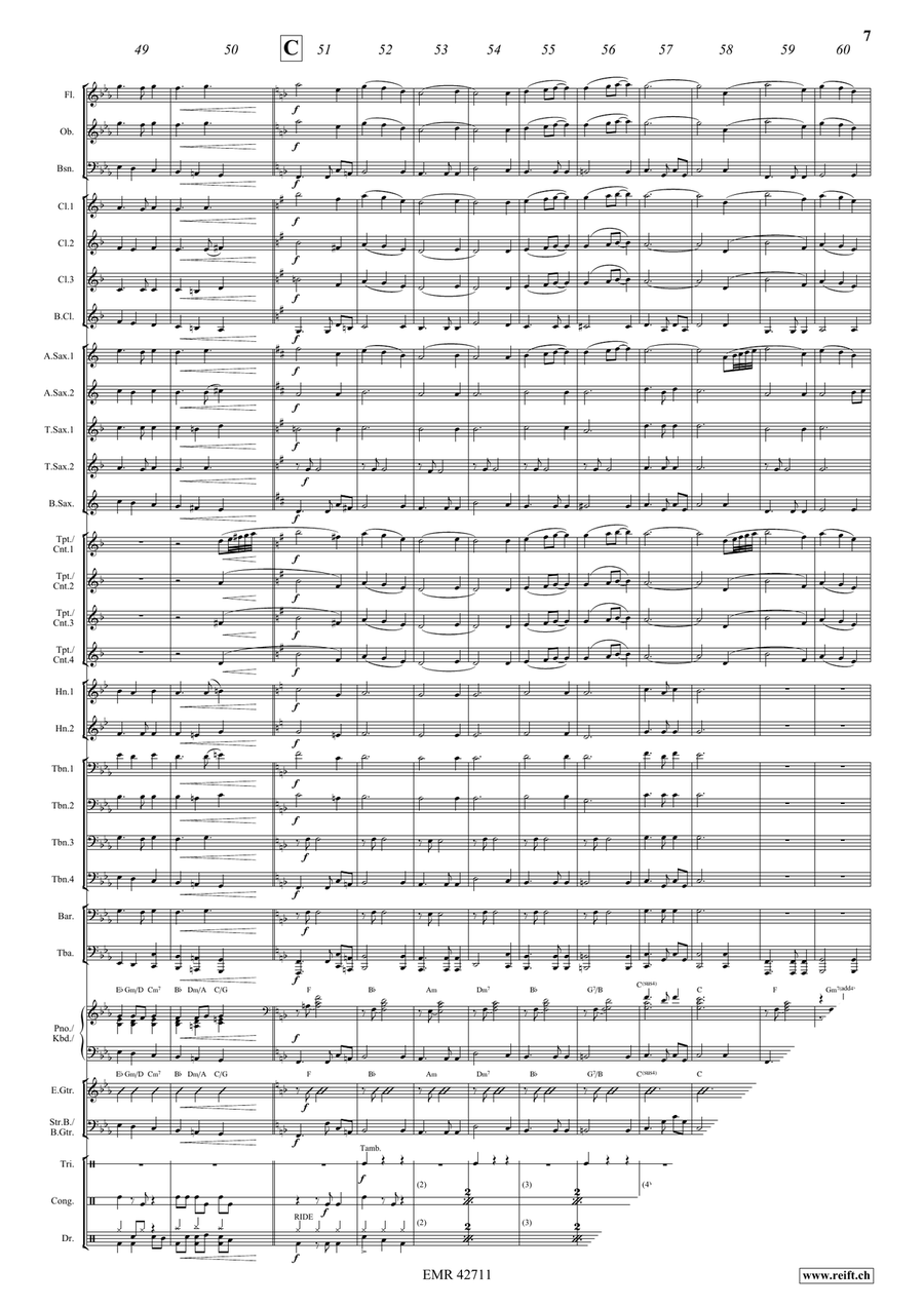 It Came Upon A Midnight Clear Concert Band scores gallery preview page 8