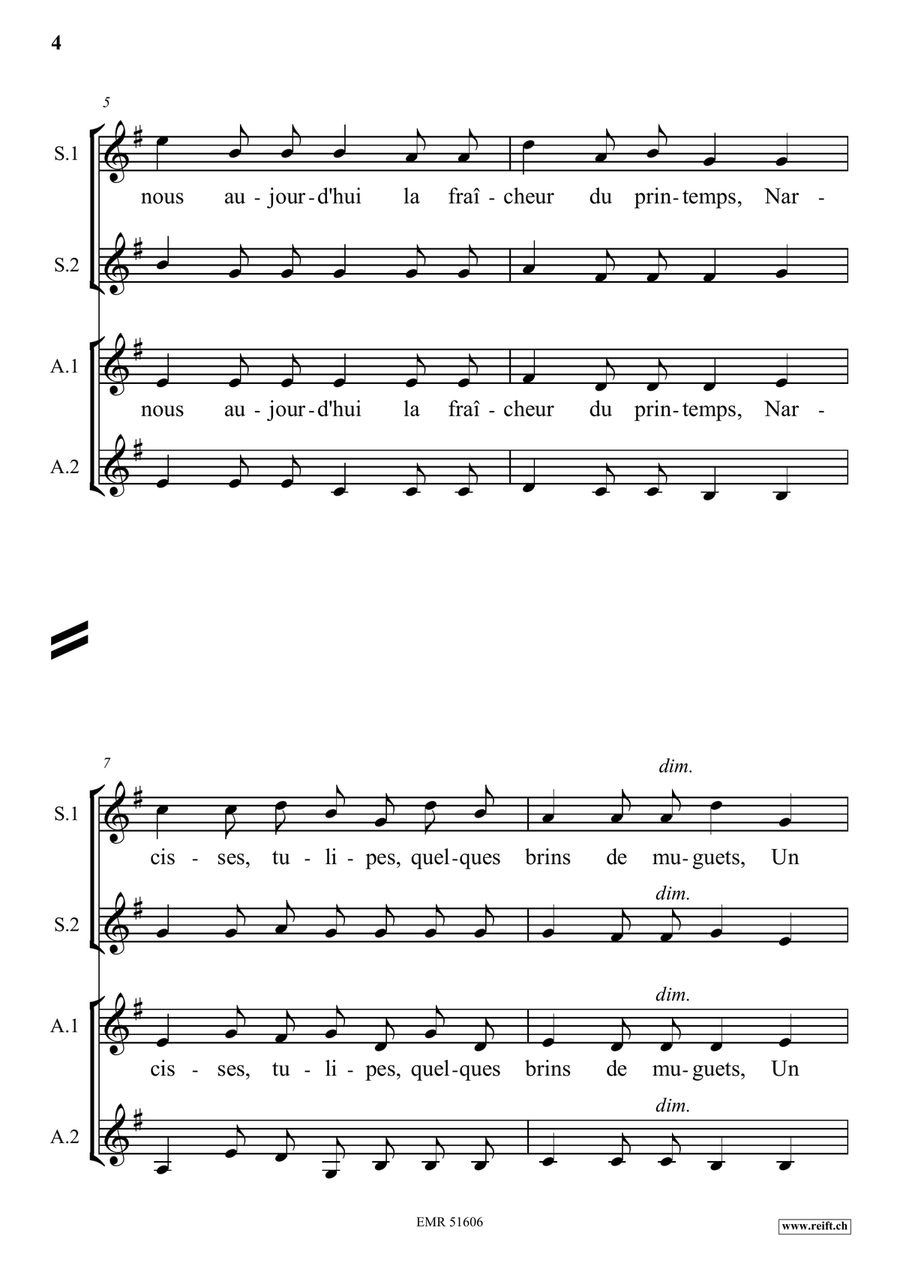 Jour de Marché dans la Grand-Rue Score scores gallery preview page 5