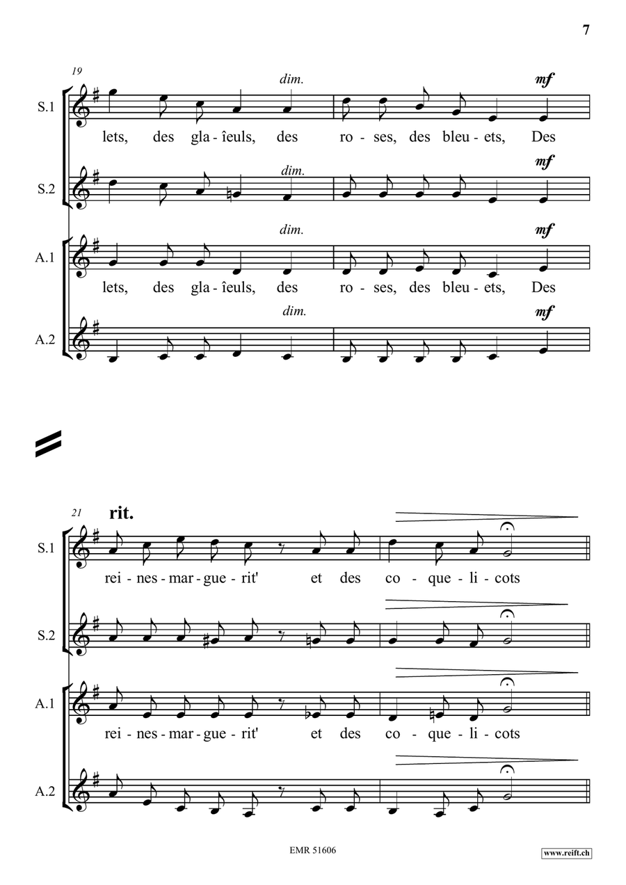 Jour de Marché dans la Grand-Rue Score scores gallery preview page 8