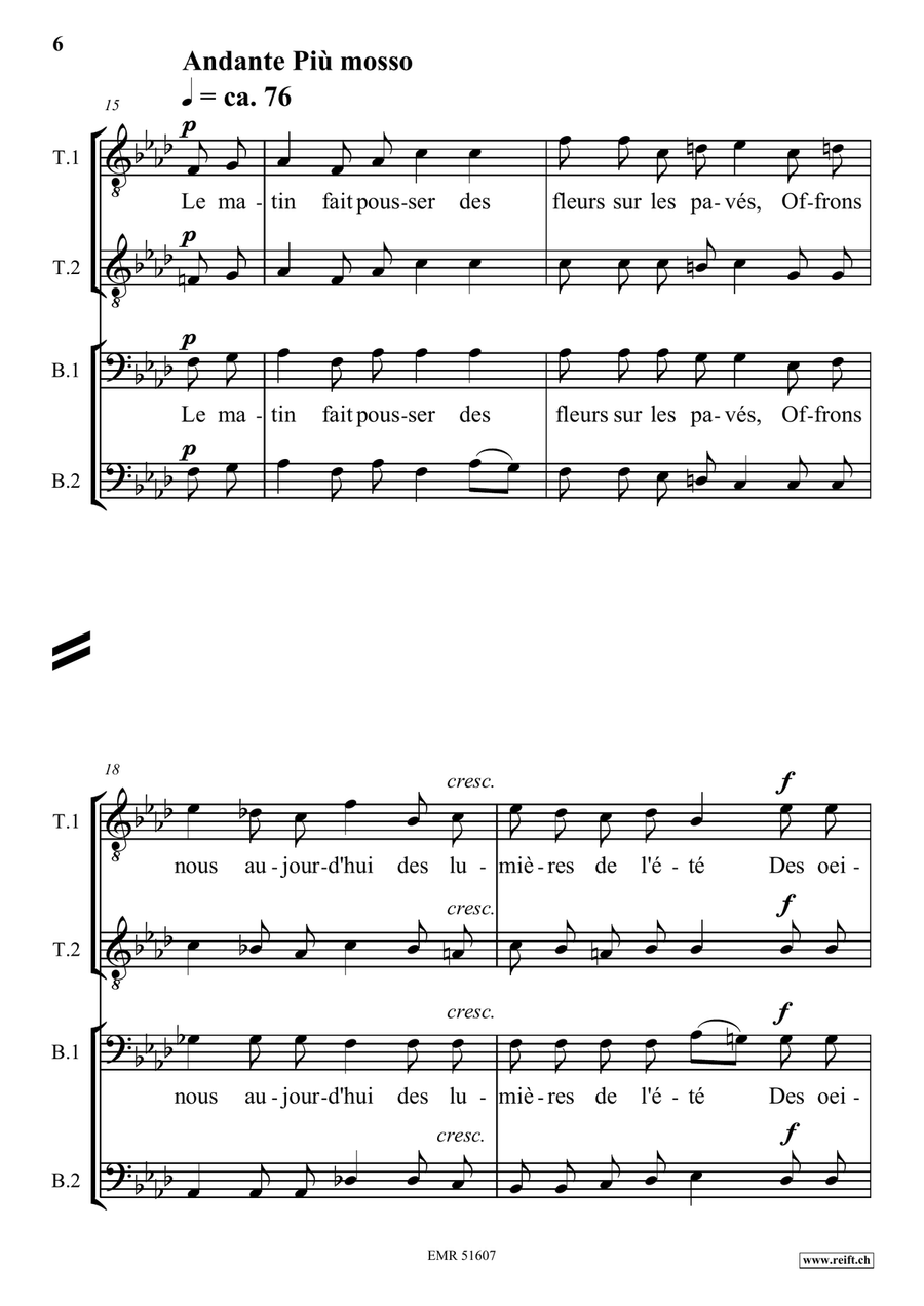 Jour de Marché dans la Grand-Rue Score scores gallery preview page 7