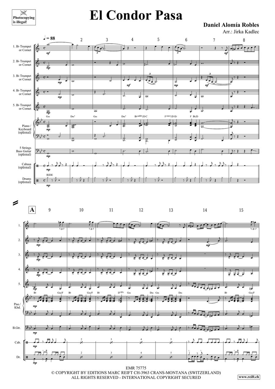 El Condor Pasa El Condor Pasa Cornet scores gallery preview page 3