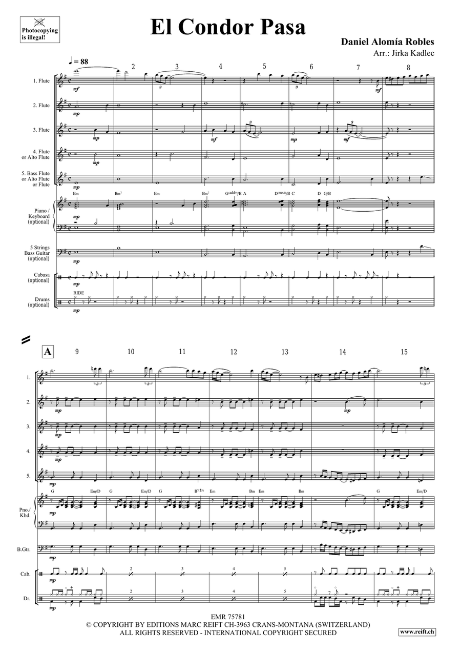 El Condor Pasa El Condor Pasa Flute scores gallery preview page 3
