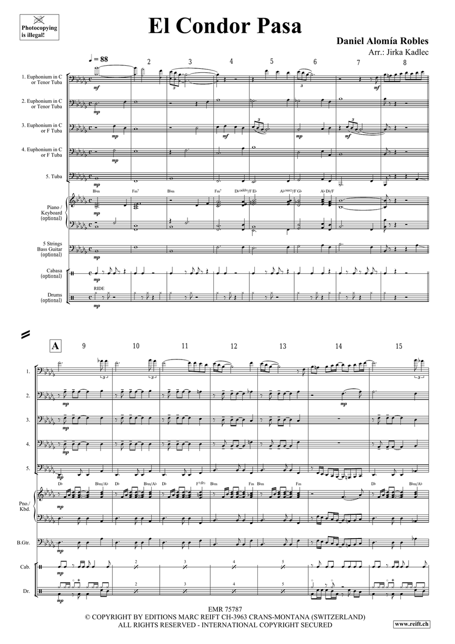 El Condor Pasa El Condor Pasa Tuba scores gallery preview page 3