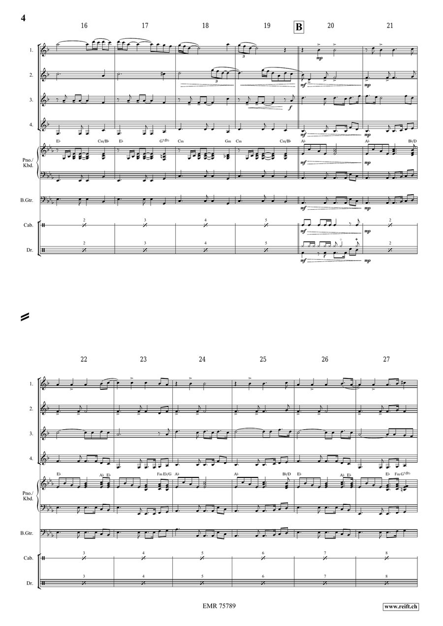 El Condor Pasa El Condor Pasa Clarinet Quartet scores gallery preview page 4