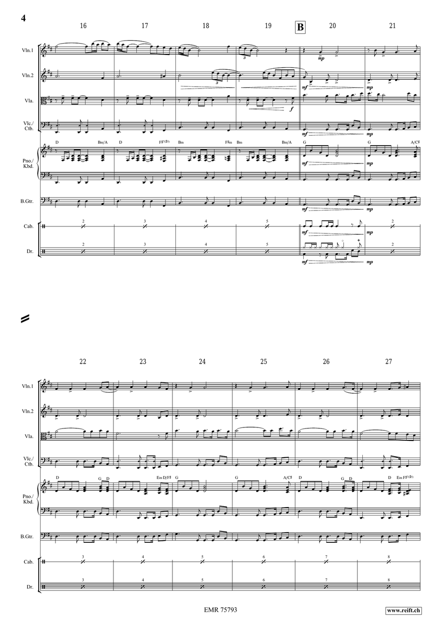 El Condor Pasa El Condor Pasa String Quartet scores gallery preview page 4