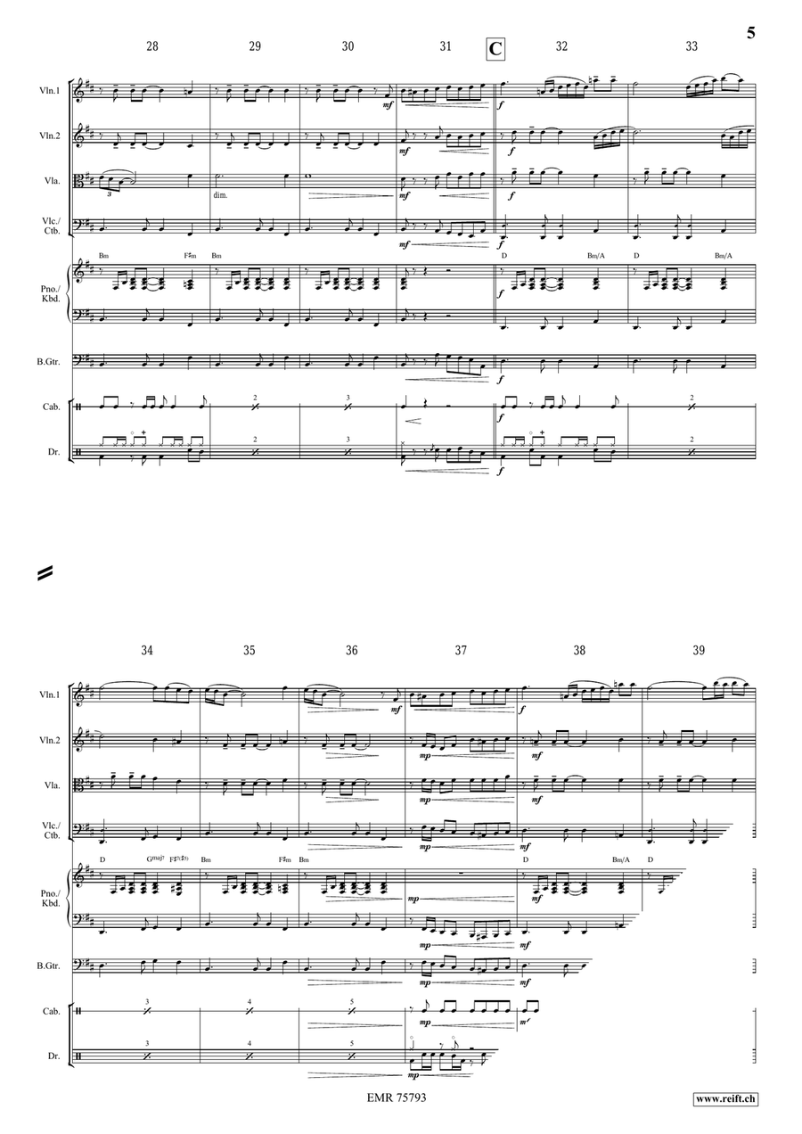 El Condor Pasa El Condor Pasa String Quartet scores gallery preview page 5